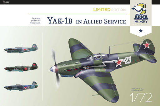 Arma Hobby 1/72 Yak-1b Allied Fighter Limited Edition Plastic Model Kit [70029]