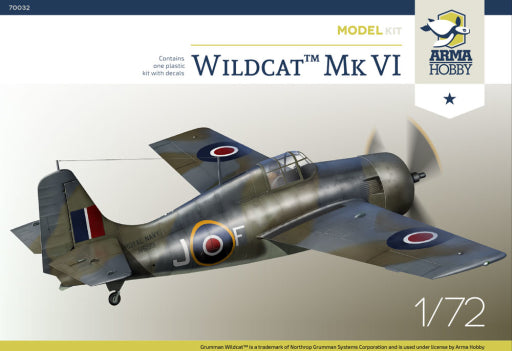 Arma Hobby 1/72 Wildcat Mk VI Plastic Model Kit [70032]