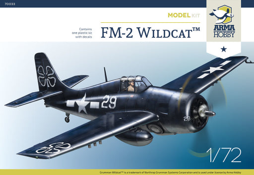 Arma Hobby 1/72 FM-2 Wildcat Plastic Model Kit [70033]
