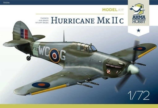 Arma Hobby 1/72 Hurricane Mk IIc Plastic Model Kit [70036]