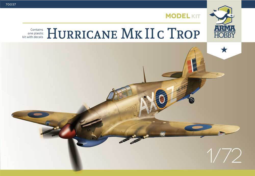 Arma Hobby 1/72 Hurricane Mk IIc Trop Plastic Model Kit [70037]