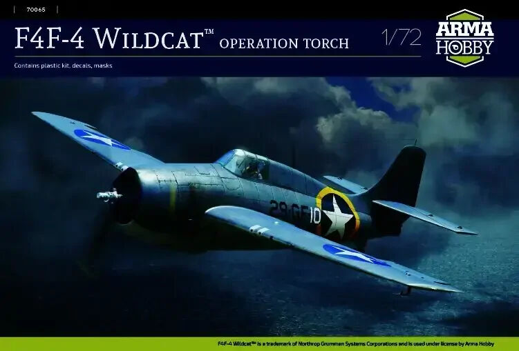 Arma Hobby 1/72 F4F-4 Wildcat "Operation Torch" Plastic Model Kit