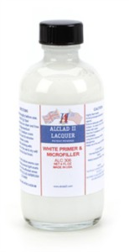 Alclad II White Primer and Micro Filler 4oz Lacquer Paint [306]