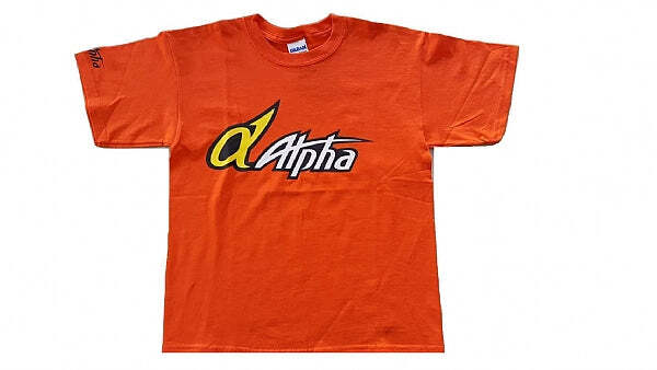 Alpha Plus T-shirt M-Size(Orange)-YOUTH
