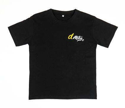 Alpha Plus T-shirt XXXXXL-Size(Black)
