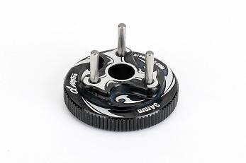 Alpha 34mm Fly Wheel with Alpha logo-Black