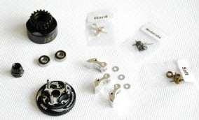 Alpha Clutch Bell COMBO SET(18T, bearings, flywheel, clutch shoes, springs, nut)
