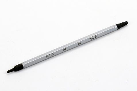 Alpha Hex screwdriver: H1.5, H2.5,