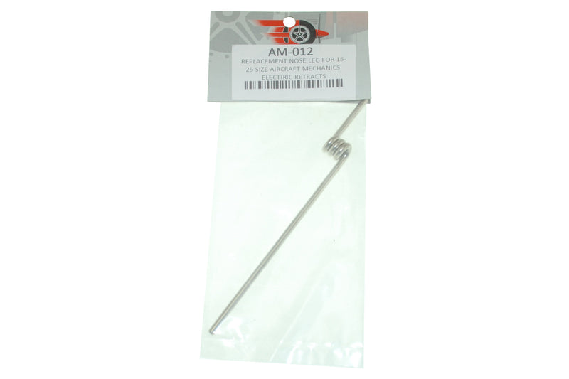 AM-012 REPLACEMENT NOSE LEG FOR 15-25 SIZE AIRCRAFT MECHANICS ELECTRIC RETRACTS