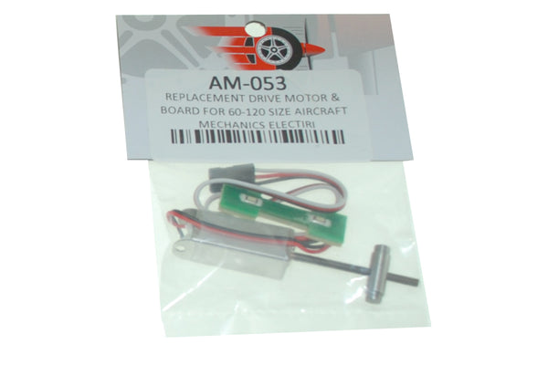 AM-053 REPLACEMENT DRIVE MOTOR & BOARD FOR 60-120 SIZE AIRCRAFT MECHANICS ELECTRI