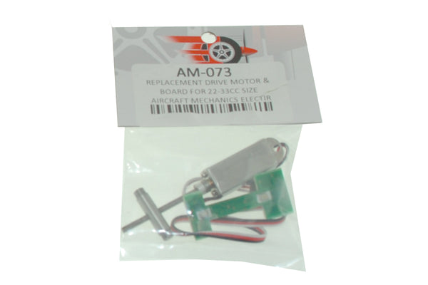 AM-073 REPLACEMENT DRIVE MOTOR & BOARD FOR 22-33CC SIZE AIRCRAFT MECHANICS ELECTRI