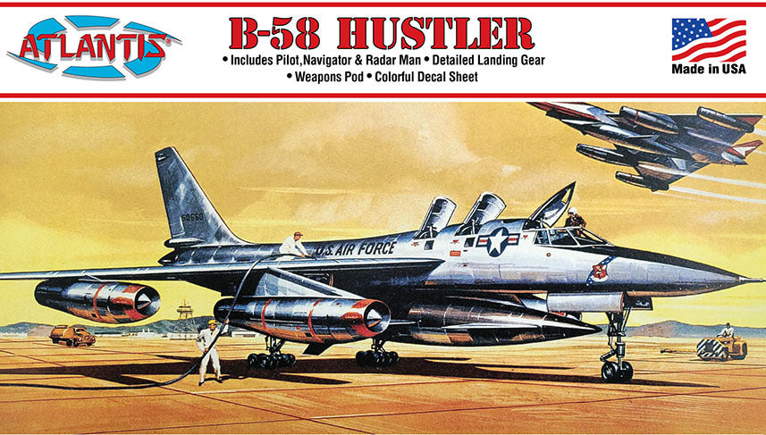 Atlantis 1/91 Convair B-58 Hustler Plastic Model Kit
