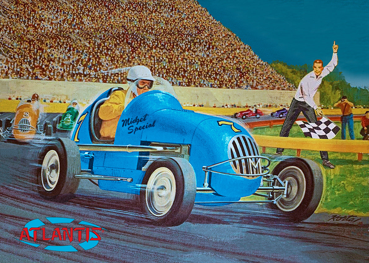 Atlantis 1/20 Midget Racer Plastic Model Kit [M110]