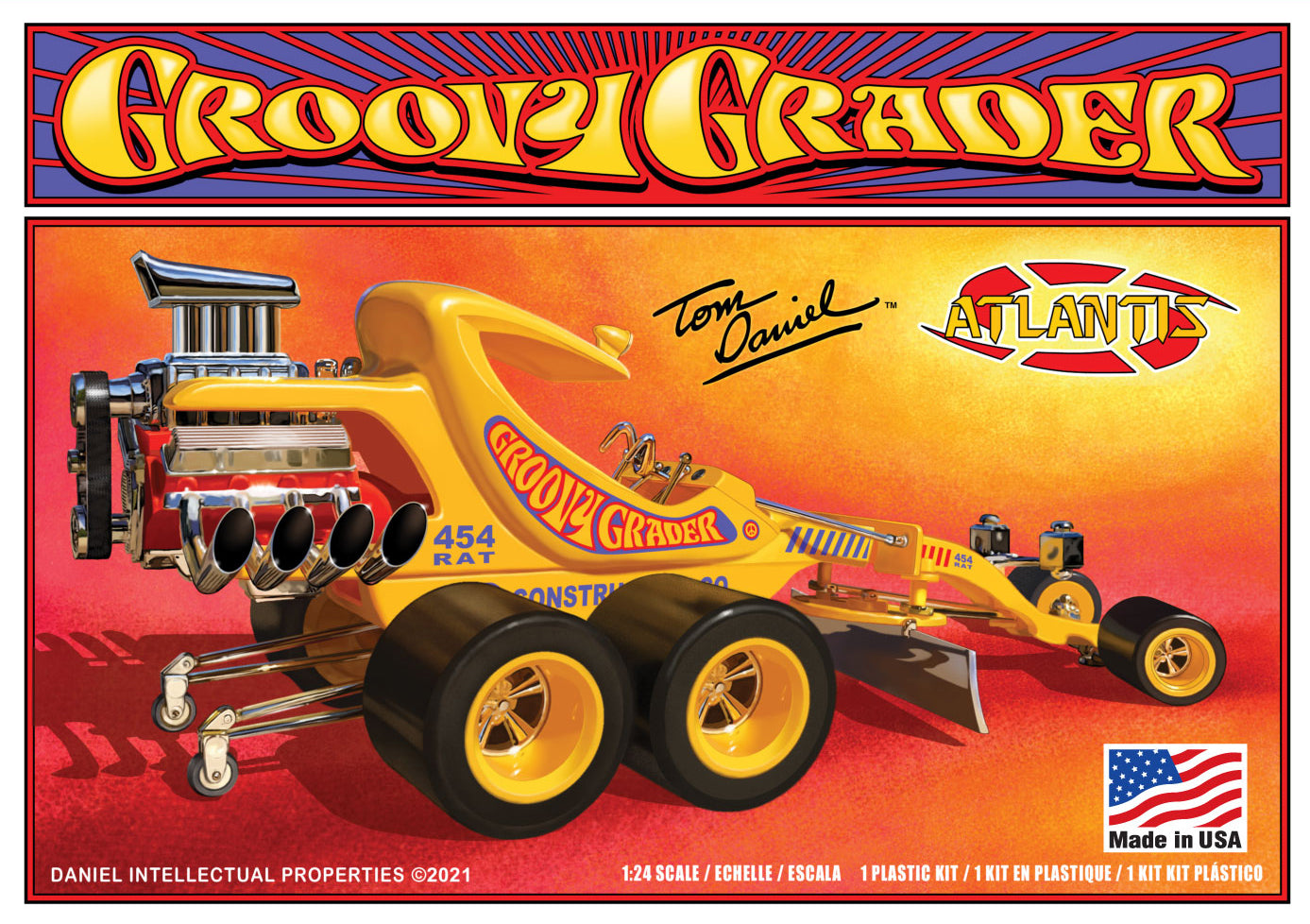 Atlantis Models 1/24 Groovy Grader Tom Daniel