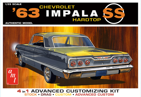 AMT1149M AMT 1/25 1963 Chevy Impala SS Plastic Model Kit