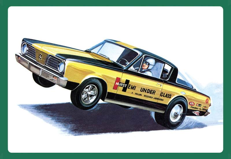 AMT1153 AMT 1/25 1966 Plymouth Barracuda "Hemi Under Glass" Plastic Model Kit
