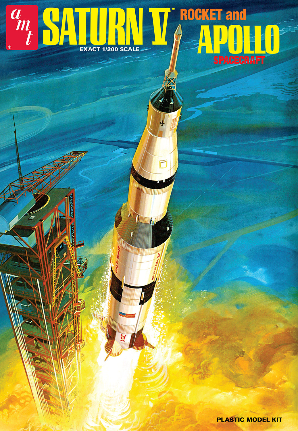 AMT1174 AMT 1/200 Saturn V Rocket Plastic Model Kit AMT