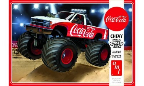 AMT1184M AMT 1/25 1988 Chevy Silverado Monster Truck (Coca-Cola)  Plastic Model Kit AMT