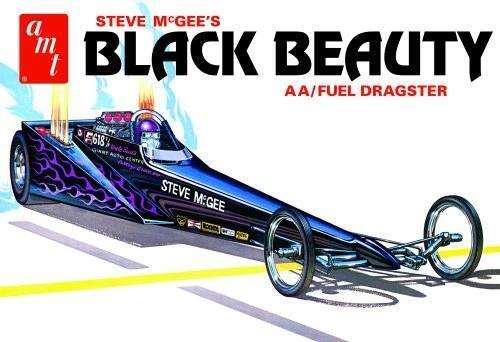 AMT1214 AMT 1/25 Steve McGee Black Beauty Wedge Dragster Plastic Model Kit AMT