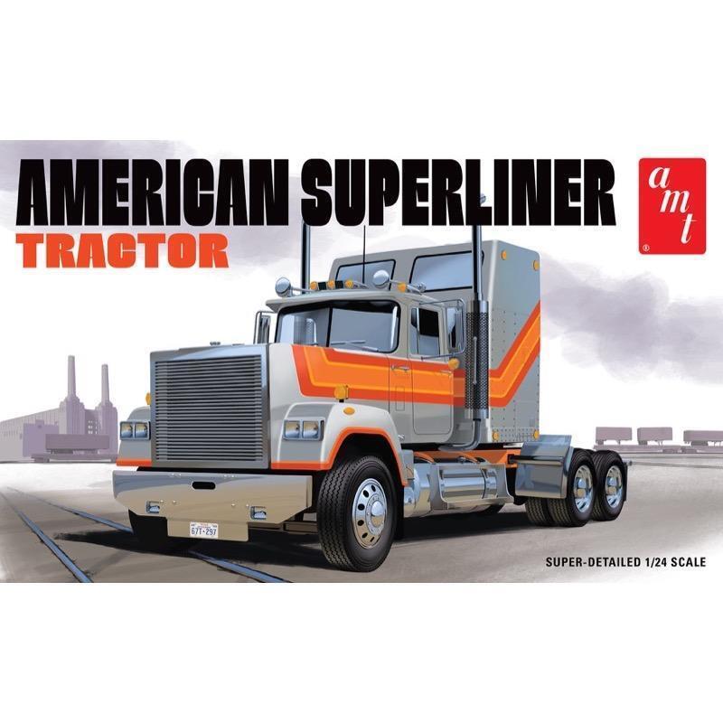 AMT1235 AMT 1/24 American Superliner Semi Tractor Plastic Model Kit AMT