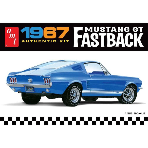 AMT1241 AMT 1/25 1967 Ford Mustang GT Fastback Plastic Model Kit