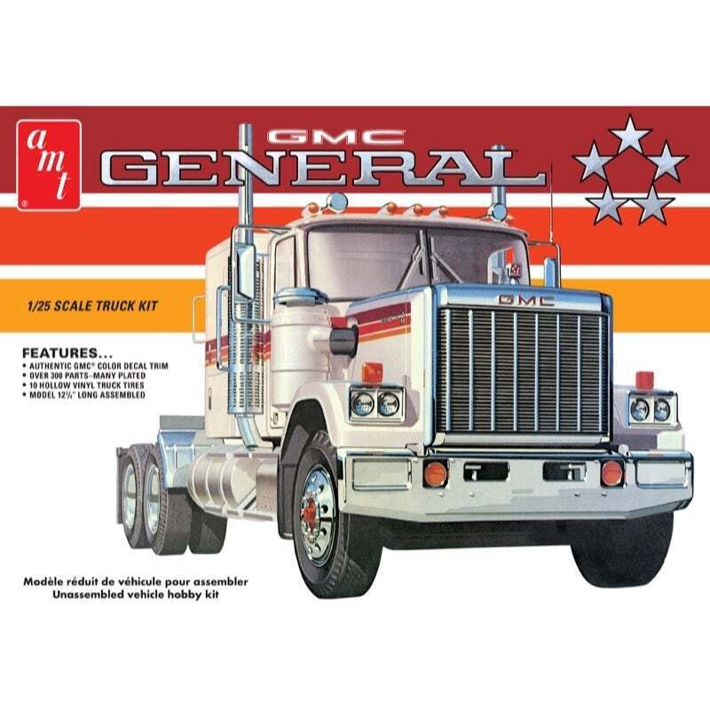 AMT1272 AMT 1/25 1976 GMC General Semi Tractor Plastic Model Kit AMT