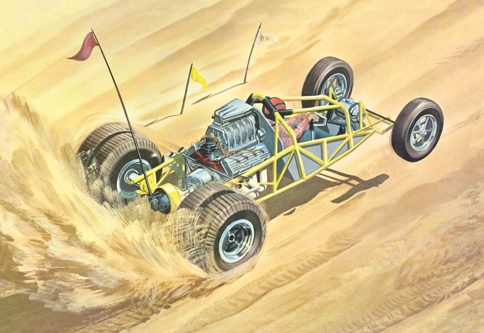 AMT1285 AMT 1/25 Sandkat Dune Dragster Plastic Model Kit AMT