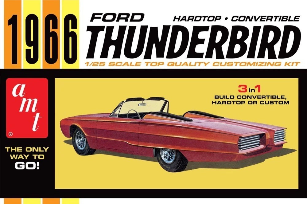 AMT1328 AMT 1/25 1966 Ford Thunderbird Hardtop/Convertible Plastic Model Kit AMT
