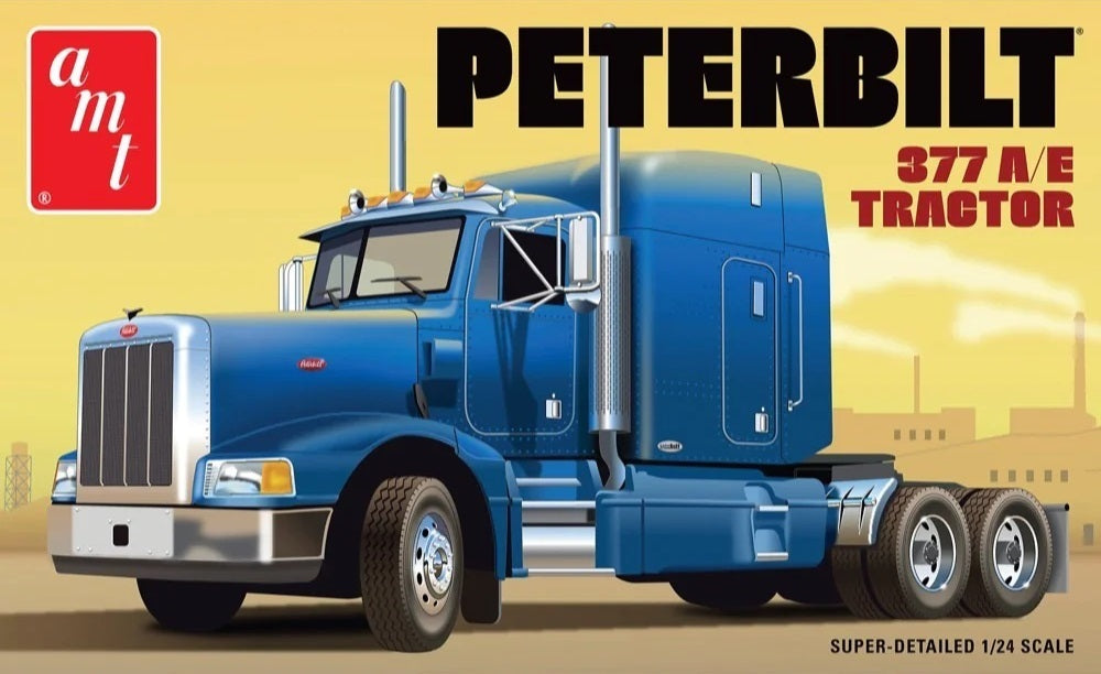 AMT1337 AMT 1/24 Classic Peterbilt 377 A/E Tractor Plastic Model Kit AMT