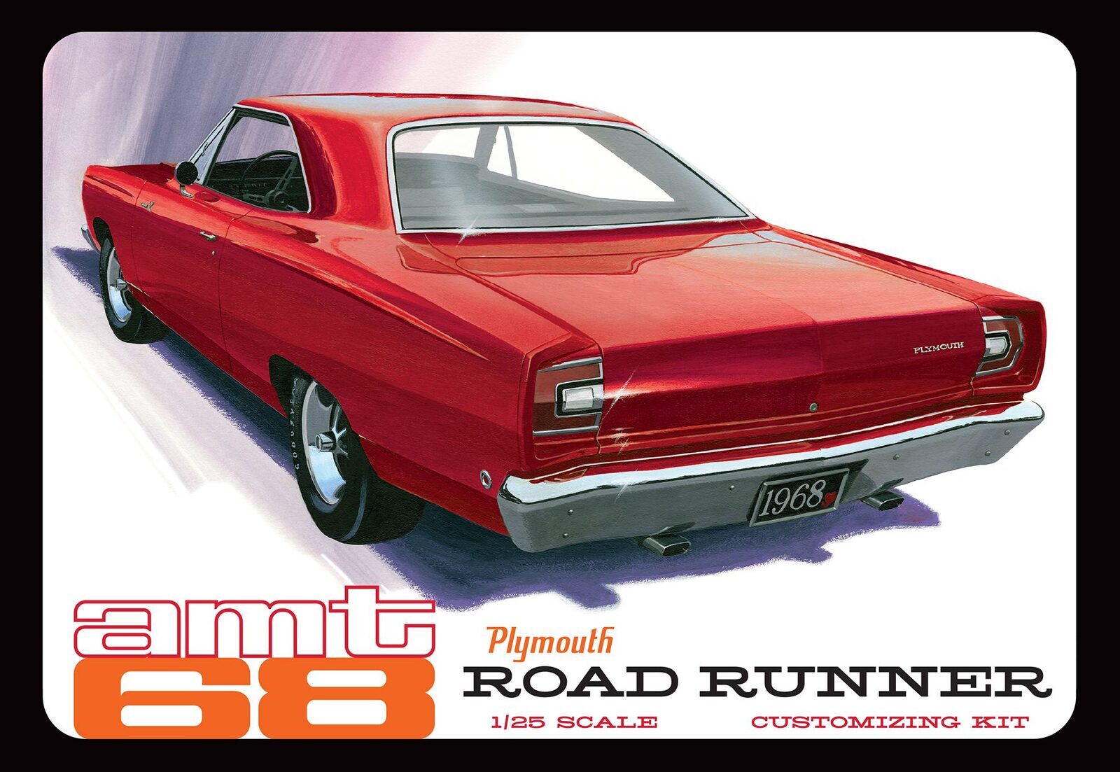 AMT1363 AMT 1/25 1968 Plymouth Road Runner Customizing Kit Plastic Model Kit AMT