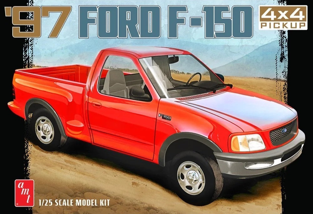 AMT1367 AMT 1/25 1997 Ford F-150 4x4 Pickup Plastic Model Kit AMT