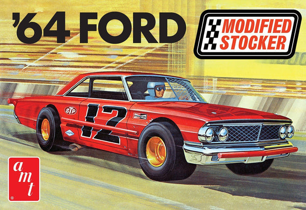 AMT1383 AMT 1/25 1964 Ford Galaxie Modified Stocker Plastic Model Kit
