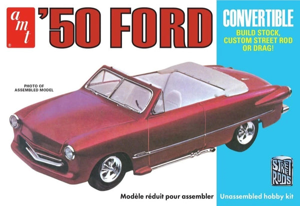 AMT1413 AMT 1/25 1950 Ford Convertible Street Rods Edition Plastic Model Kit