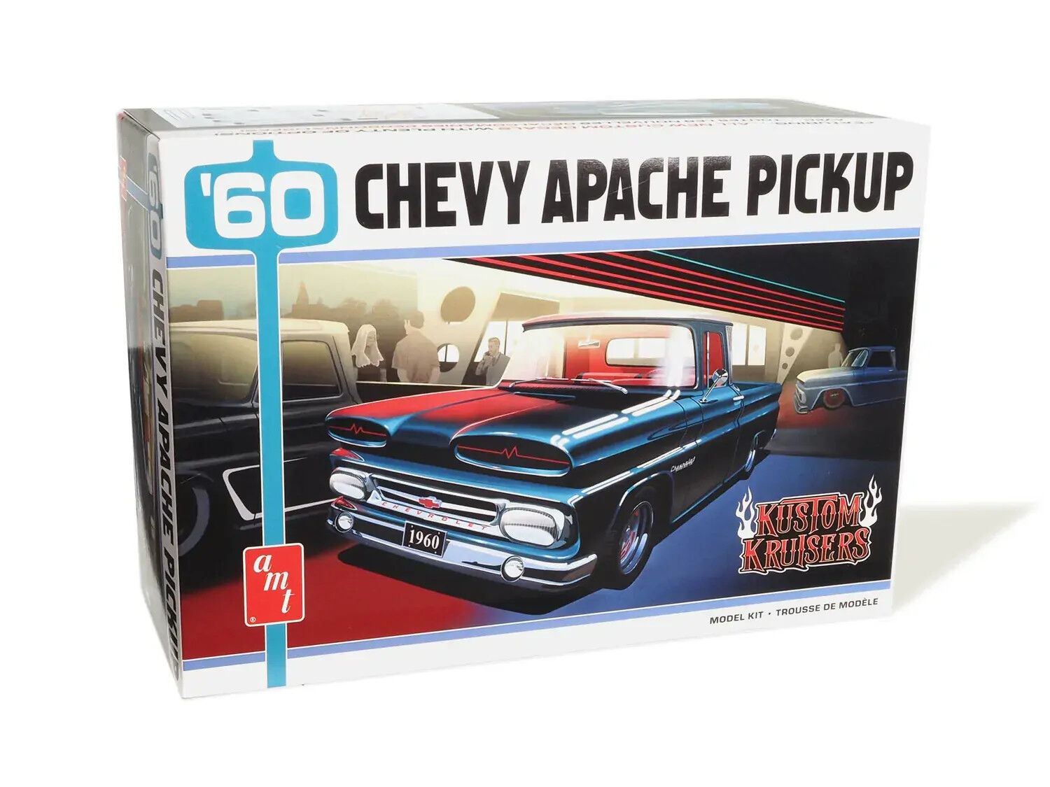 AMT 1/25 1960 Chevy Apache Pickup Street Machine Plastic Model Kit
