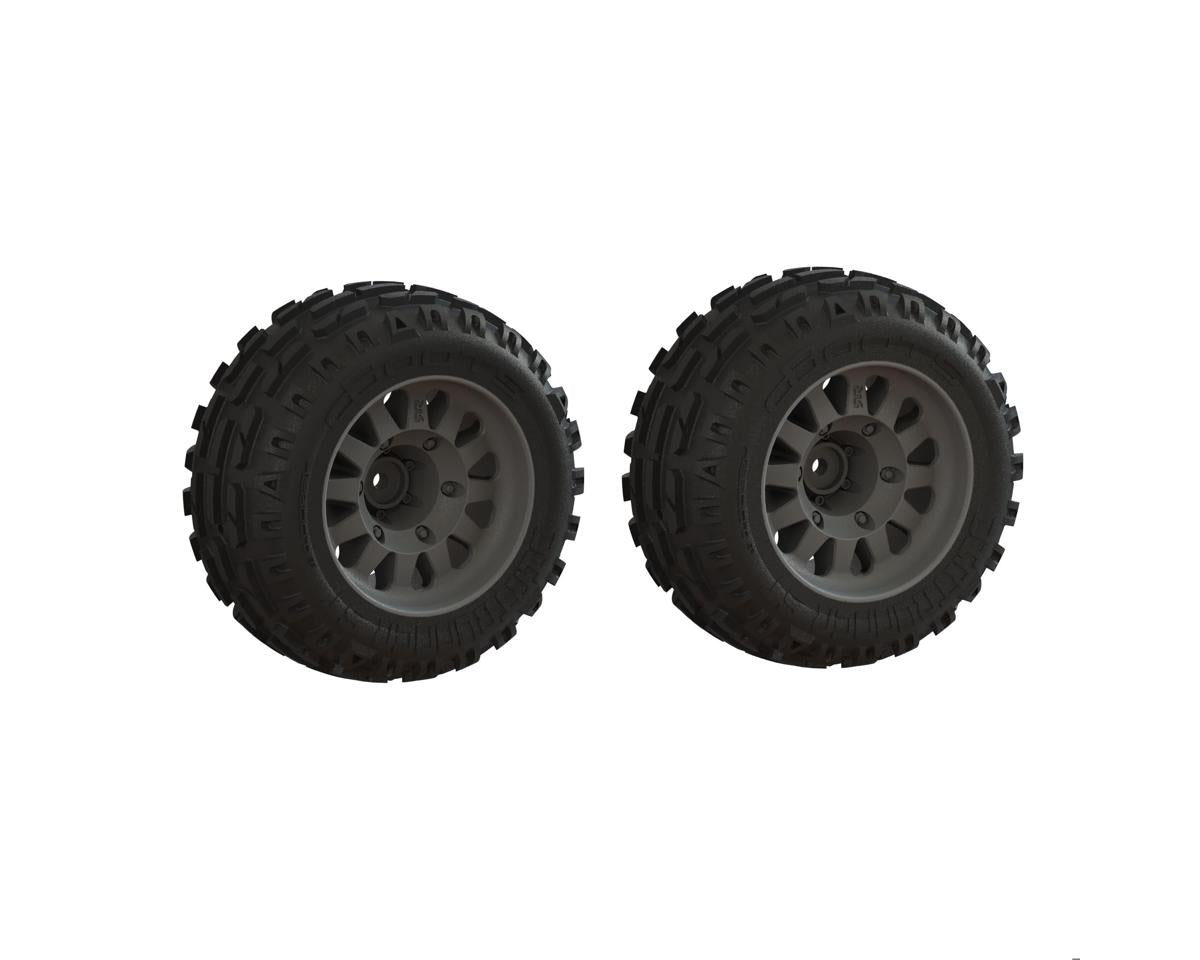Arrma DBoots Dirtrunner ST Tire Set Glued, 2pcs, Vorteks MEGA ARA-1552