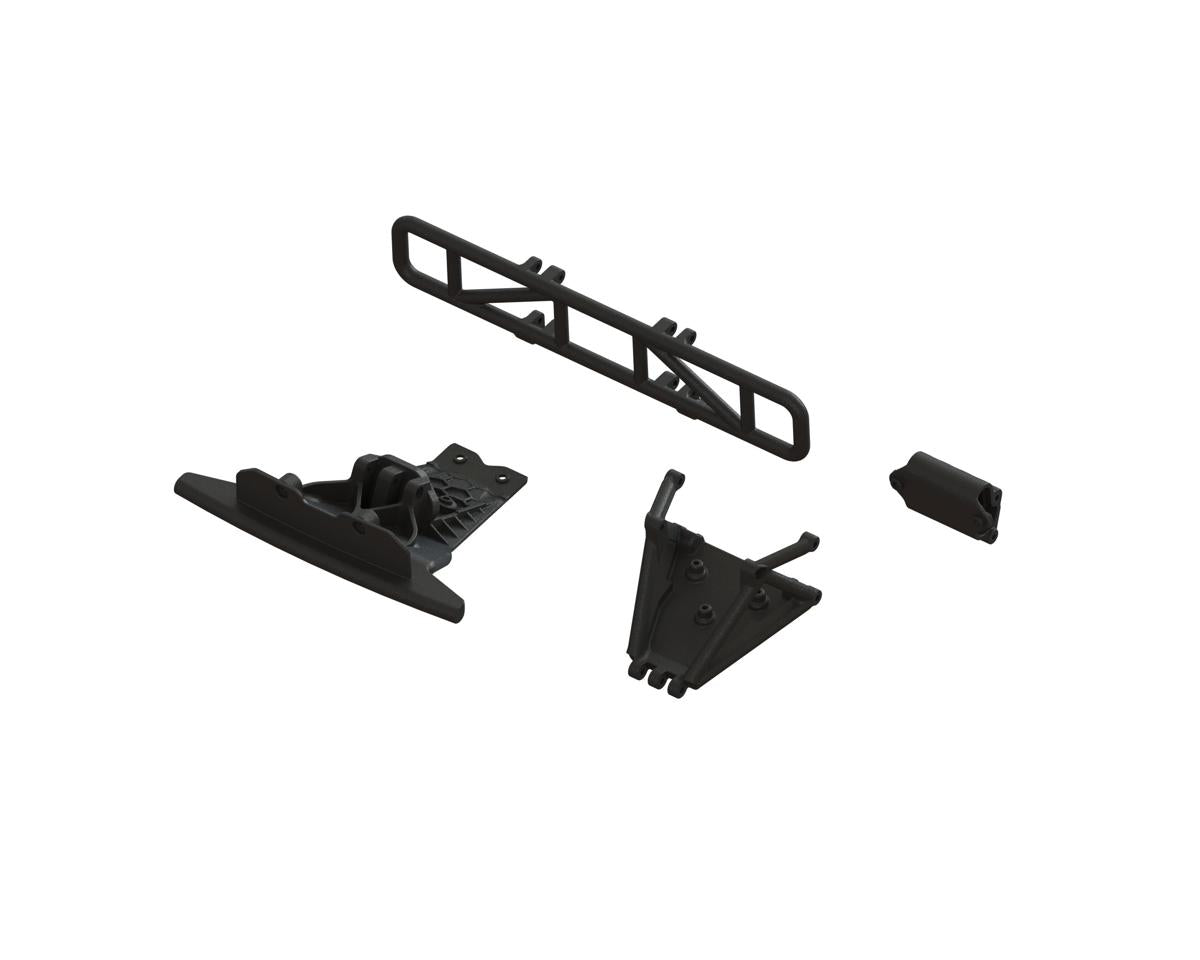 Arrma Lower Skid And Bumper Set, Black, Fury MEGA ARA-1577