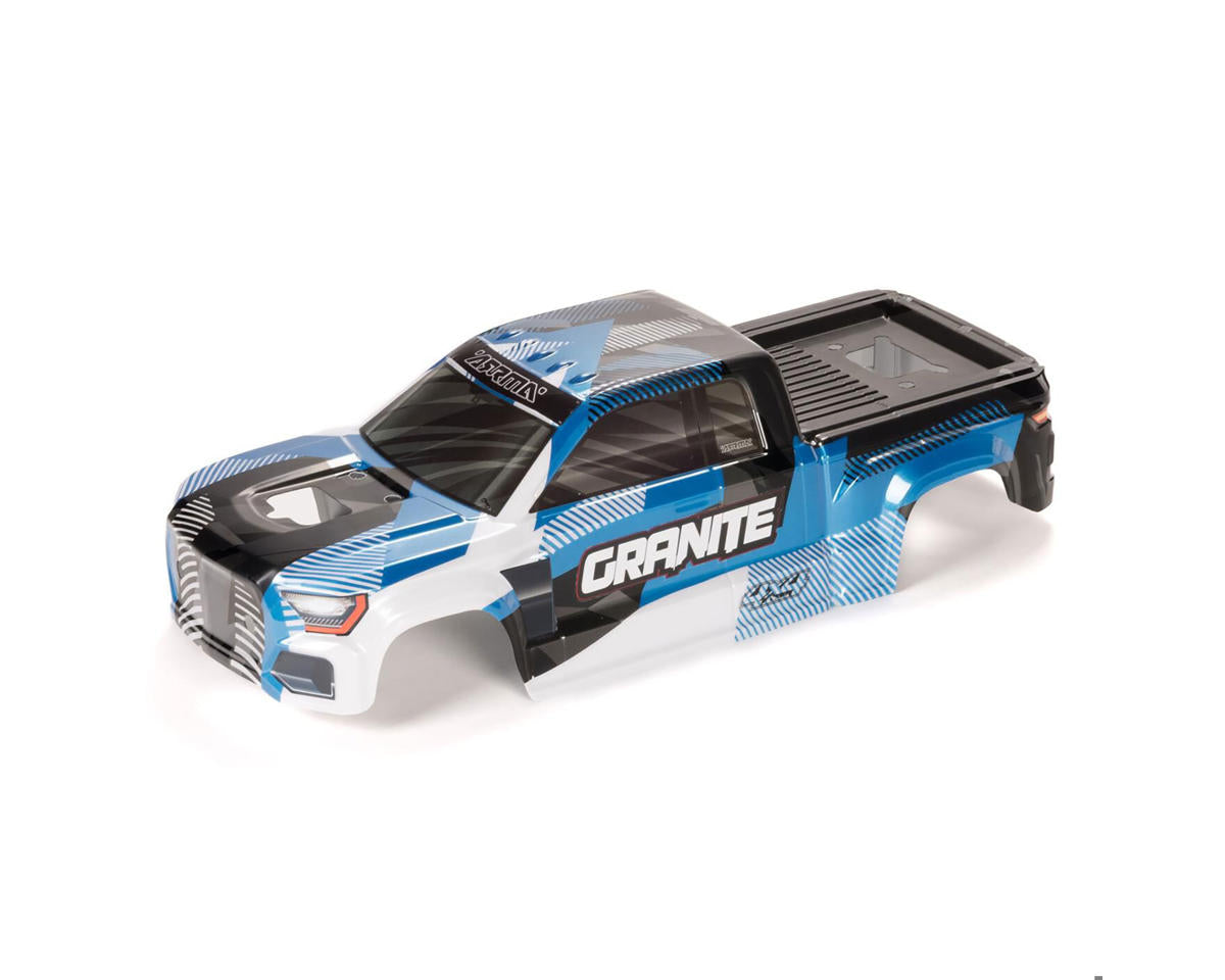 Arrma Granite V4 4X4 Painted Body, Blue/Black ARA-1621