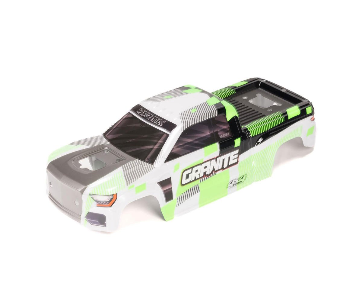 Arrma Granite V4 4X4 Painted Body, Green/White ARA-2245