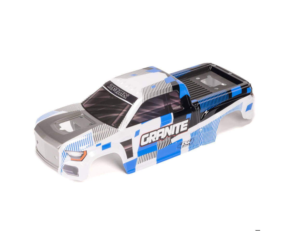 Arrma Granite V4 4X4 Painted Body, Blue/White ARA-2246