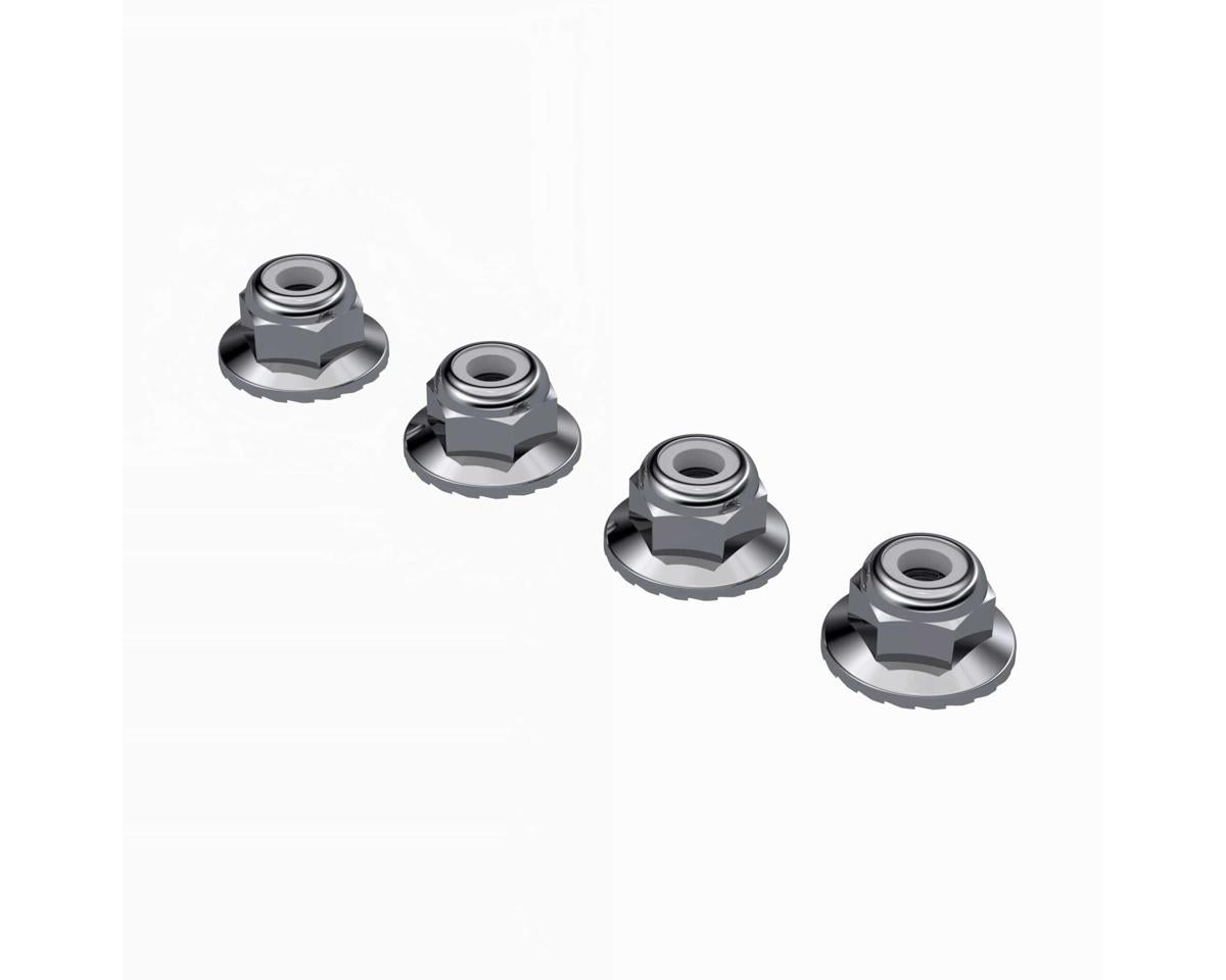 Arrma M4 Wide Flanged Nyloc Nut, 4pcs ARA-2472
