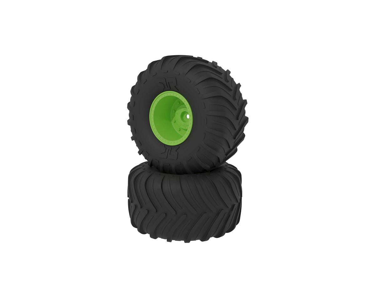 Arrma dBoots Chevron MT Tyre Set Glued, Green, Gorgon ARA-2531