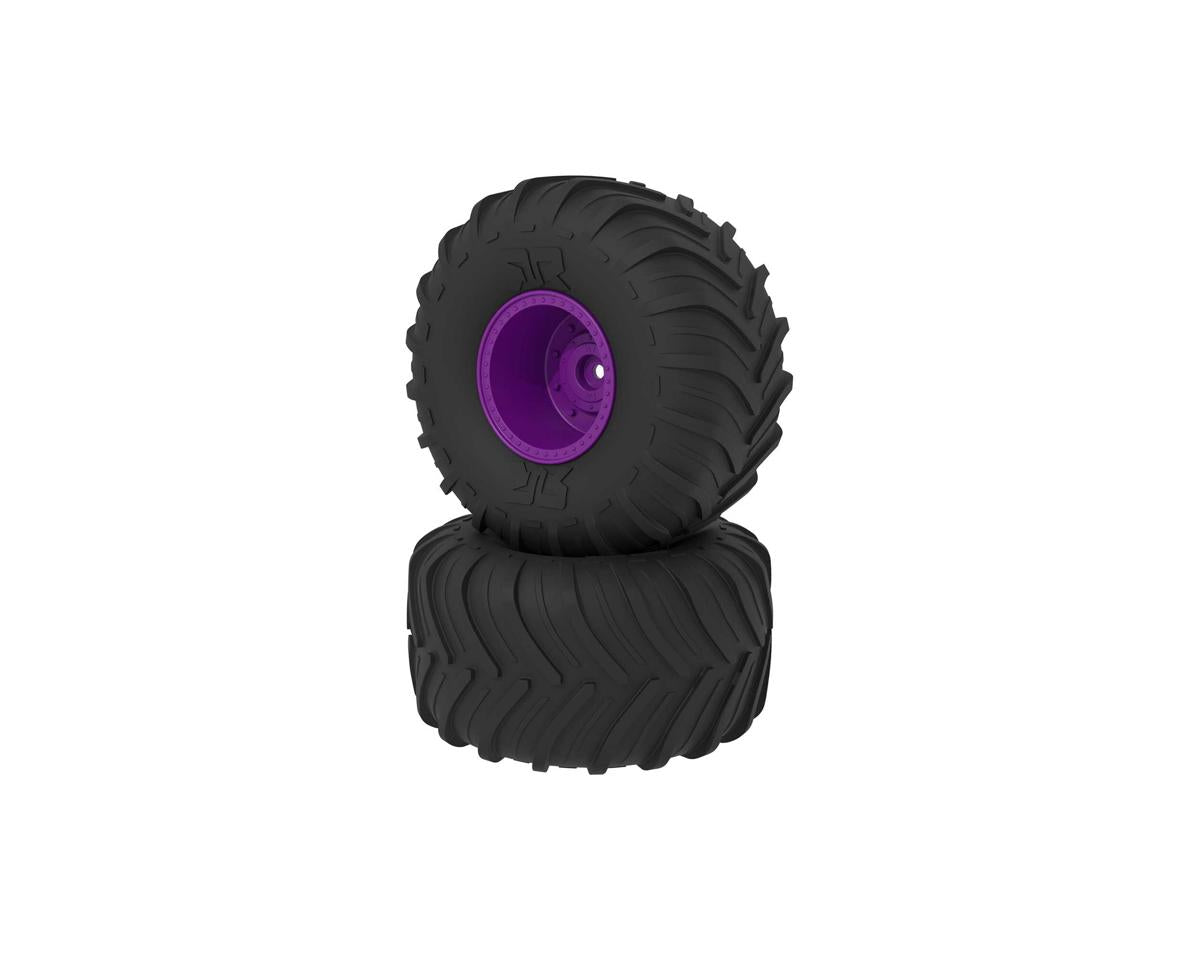 Arrma dBoots Chevron MT Tyre Set Glued, Purple ARA-2535