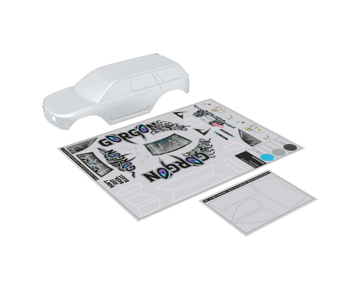 Arrma Gorgon Grom Body, Clear ARA-2612