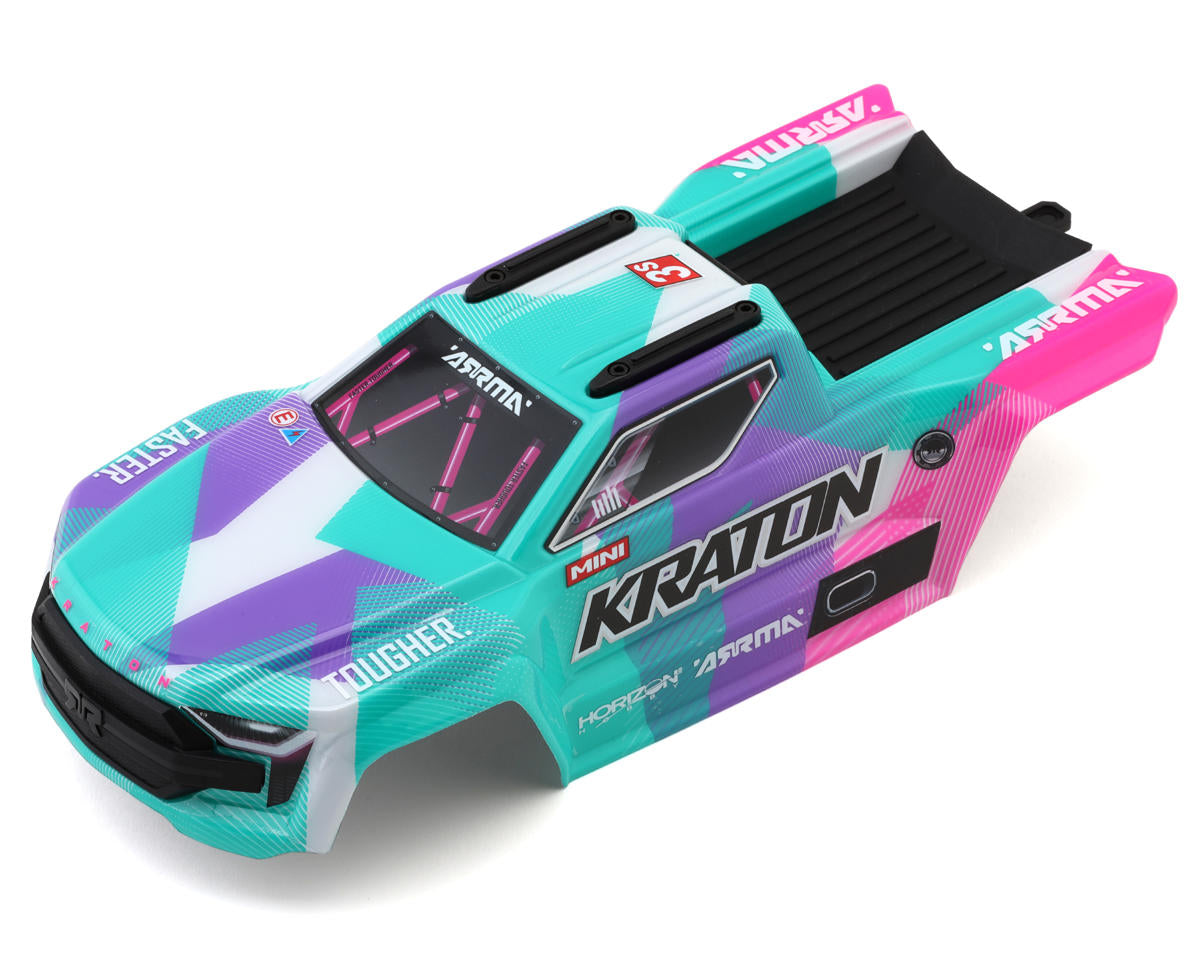 Arrma Mini Kraton Body, Teal/Pink - ARA-2654