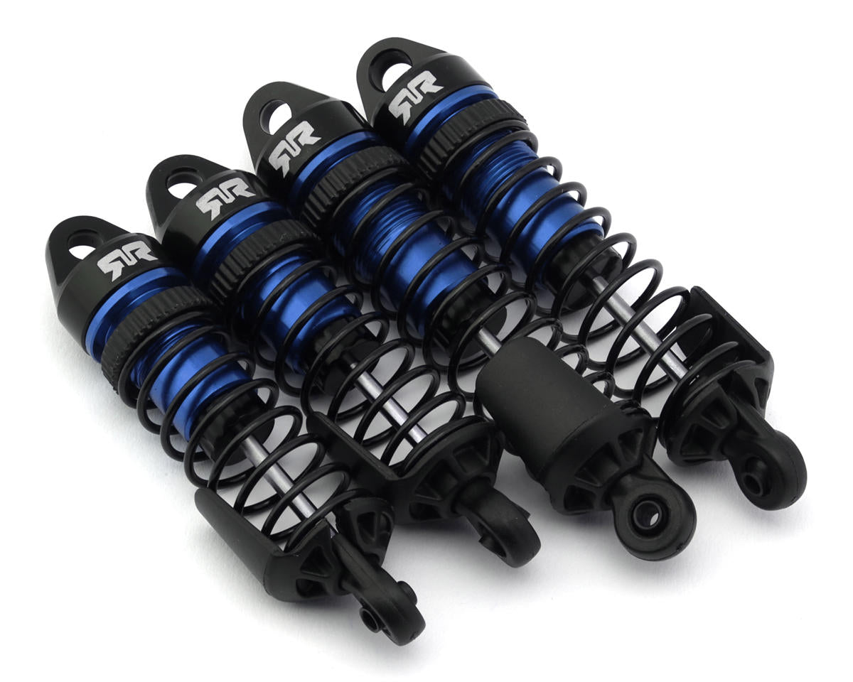 Arrma Assembled F/R Shock Set with 700cst Oil, 4pcs, Blue, Mini Kraton - ARA-2671