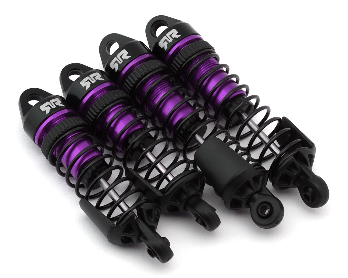 Arrma Assembled F/R Shock Set with 700cst Oil, 4pcs, Purple - ARA-2762
