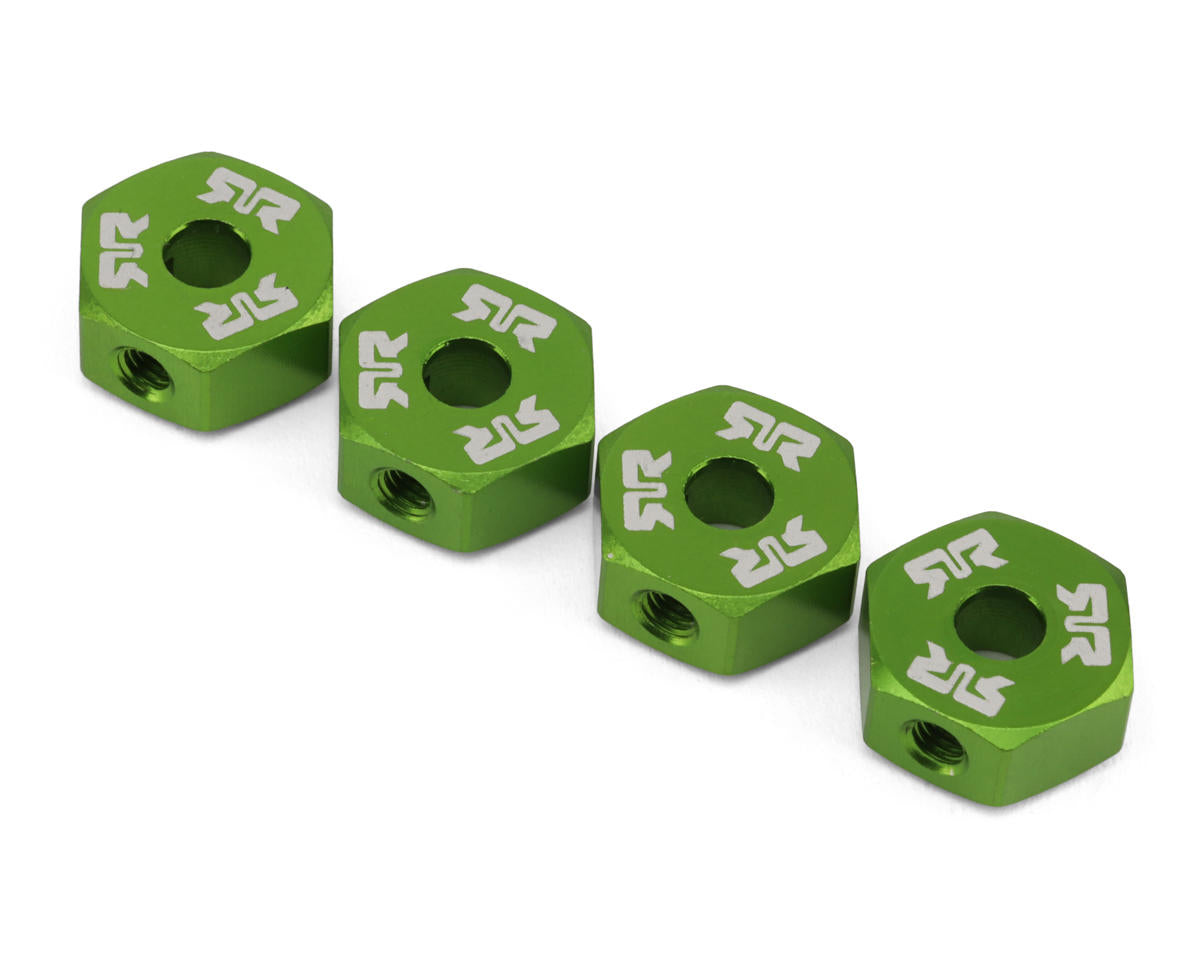 Arrma 12mm Metal Wheel Hex Set, 4pcs, Green - ARA-3118