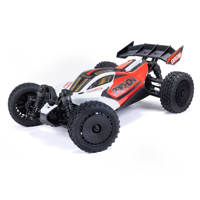 ARA2106T2 Arrma Typhon Grom 1/18 4x4 Buggy RTR, Red/White, ARA2106T2