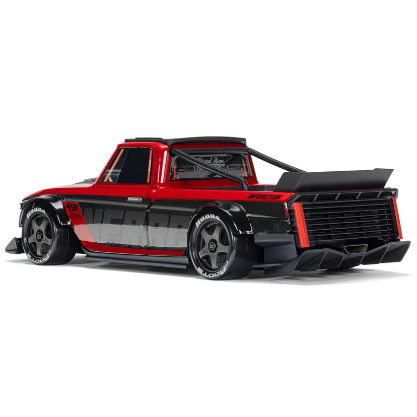 Arrma Infraction Grom 3S BLX 4X4 1/12 All-Road Truck, RTR, Red ARA2315ST1