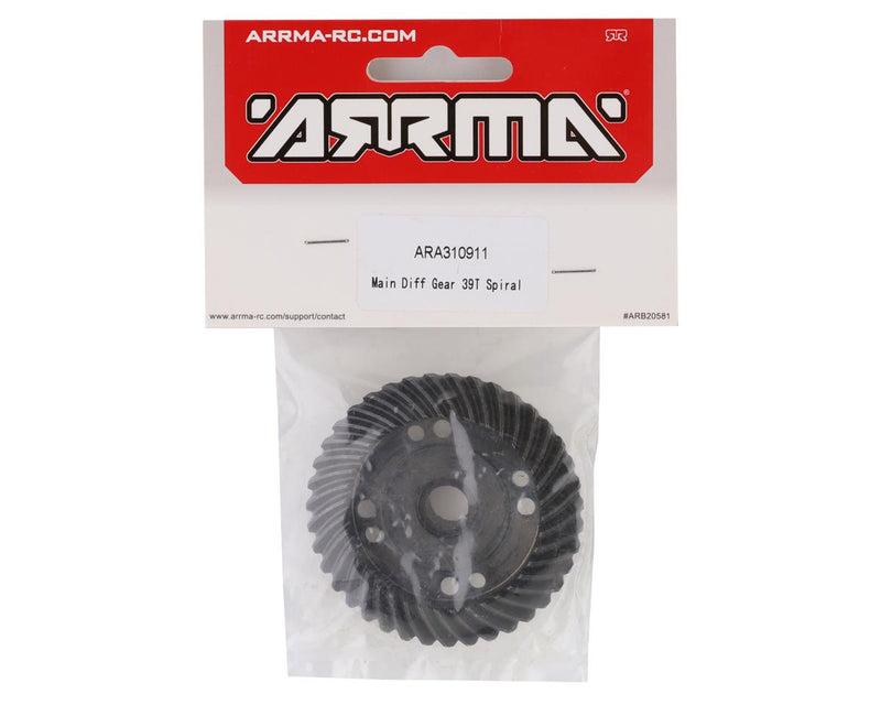 ARA310911 Arrma 39T Main Diff Gear, 8S BLX, AR310911